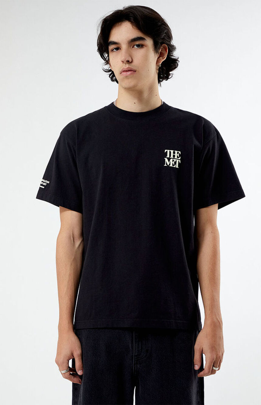 THE MET X PACSUN Men's Limo Oversized T-Shirt Size L In Stretch Limo